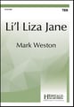 Li'l Liza Jane TBB choral sheet music cover